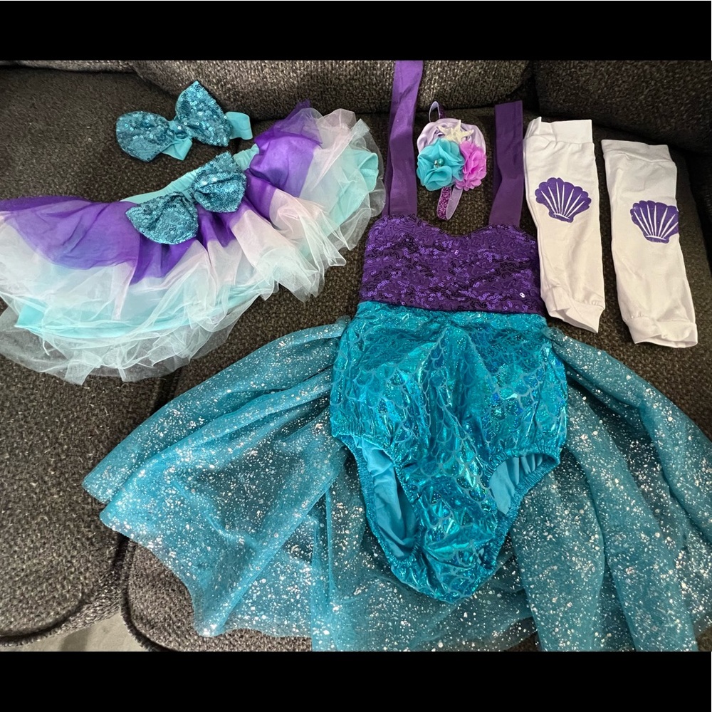 Baby Girl Little mermaid dress 12-18 Month